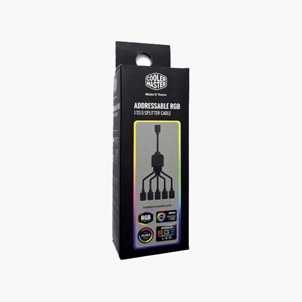 کابل اسپلیتر 3 پین نورپردازی کولر مستر TRIDENT CABLE ARGB
