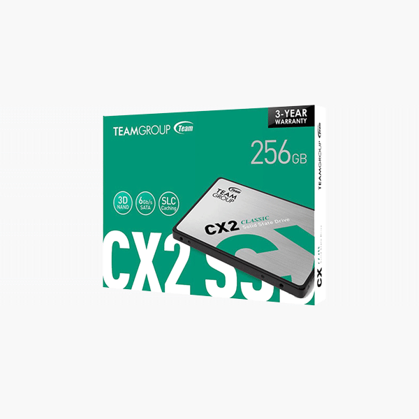 اس اس دی اینترنال تیم گروپ مدل CX2 ظرفیت 256 گیگابایت