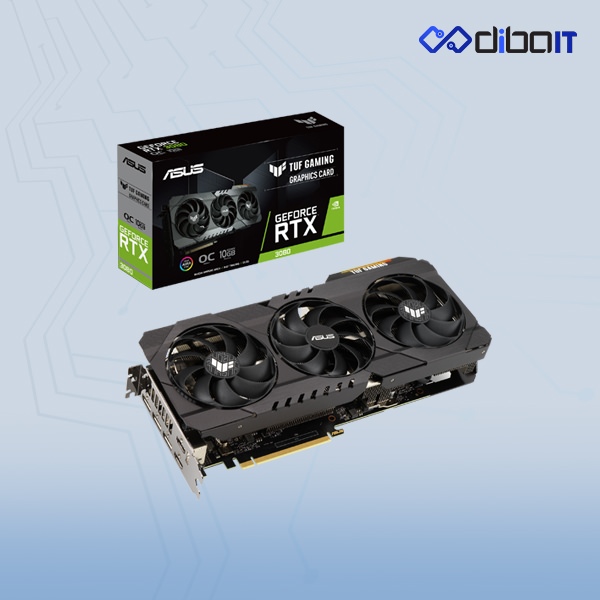 کارت گرافیک ایسوس مدل TUF-RTX3080-O10G-GAMING