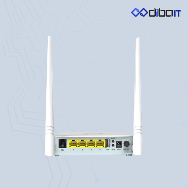 مودم روتر بی‌سیم تندا سری +ADSL2  مدل D301