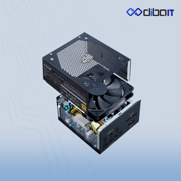منبع تغذیه کامپیوتر کولر مستر مدل V650 GOLD