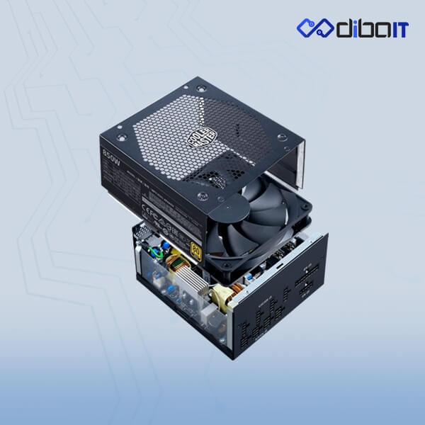 منبع تغذیه کامپیوتر کولر مستر مدل V850 GOLD