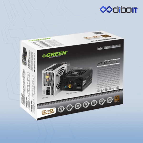 منبع تغذیه کامپیوتر گرین مدل GP330A-HED