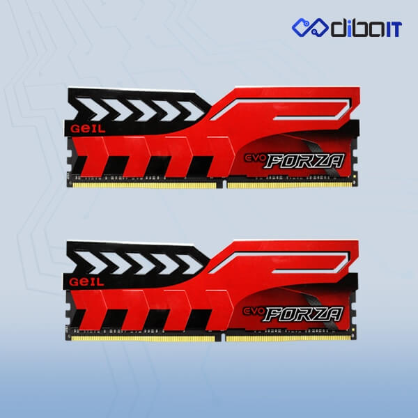 رم دسکتاپ DDR4 گیل مدل Evo Forza ظرفیت 32 گیگابایت دو کاناله 3200 مگاهرتز