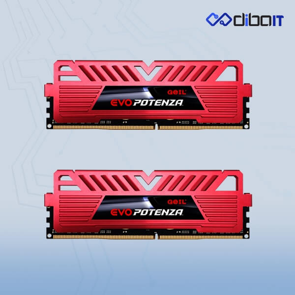 رم دسکتاپ DDR4 گیل مدل Evo Potenza ظرفیت 16 گیگابایت دو کاناله 3200 مگاهرتز