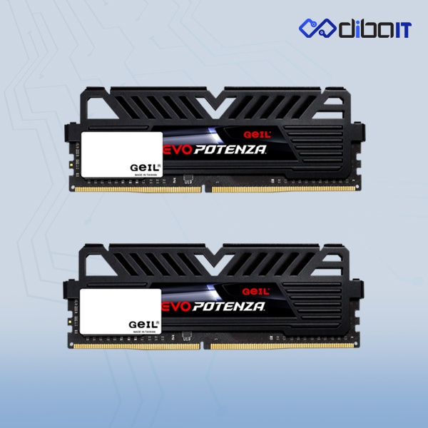 رم دسکتاپ DDR4 گیل مدل Evo Potenza ظرفیت 16 گیگابایت دو کاناله 3200 مگاهرتز