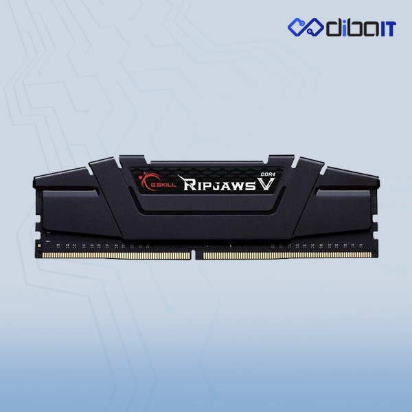 رم دسکتاپ DDR4 جی اسکیل مدل Ripjaws V ظرفیت 16 گیگابایت تک کاناله 3200 مگاهرتز CL16