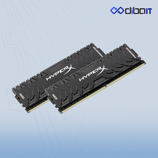 رم دسکتاپ DDR4 کینگستون مدل HyperX Predator ظرفیت 16 گیگابایت دو کاناله 3200 مگاهرتز CL16