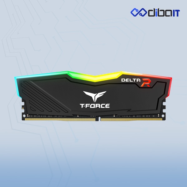 رم دسکتاپ DDR4 تیم گروپ مدل T-Force Delta RGB ظرفیت 16 گیگابایت تک کاناله 3000 مگاهرتز CL16