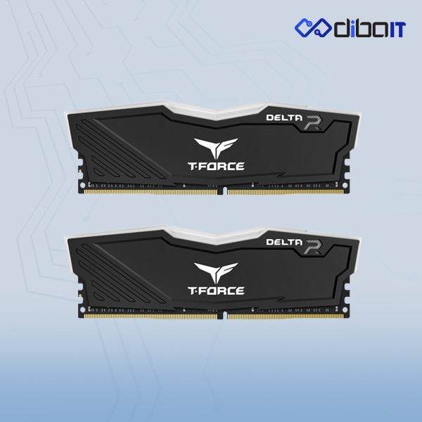 رم دسکتاپ DDR4 تیم گروپ مدل T-Force Delta RGB ظرفیت 32 گیگابایت دو کاناله 3200 مگاهرتز CL16