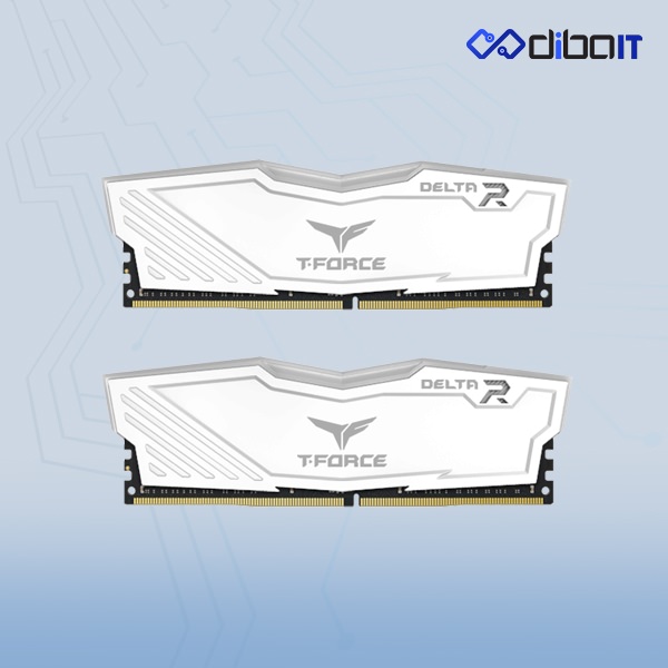 رم دسکتاپ DDR4 تیم گروپ مدل T-Force Delta RGB ظرفیت 32 گیگابایت دو کاناله 3200 مگاهرتز CL16