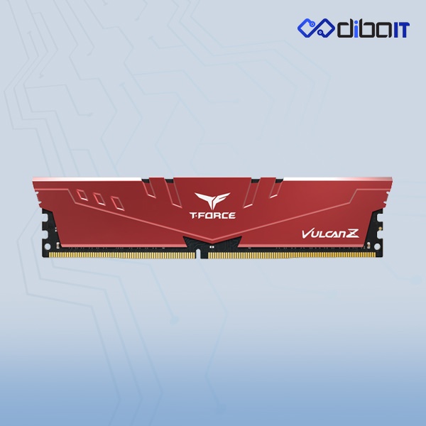 رم دسکتاپ DDR4 تیم گروپ مدل T-FORCE VULCAN Z RED ظرفیت 8 گیگابایت تک کاناله 2666 مگاهرتز CL18