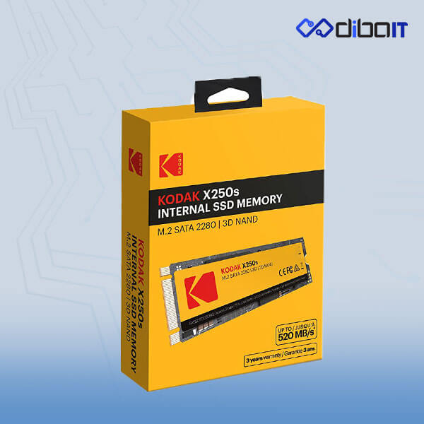 اس اس دی اینترنال M.2 NVMe کداک مدل Kodak X250s ظرفیت 512 گیگابایت
