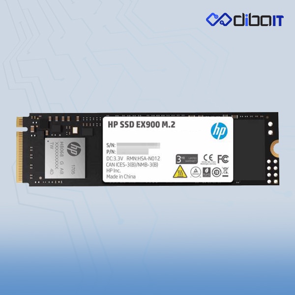 اس اس دی اینترنال اچ پی مدل EX 900 M.2 NVMe ظرفیت 120 گیگابایت