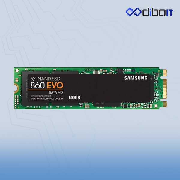 اس اس دی اینترنال سامسونگ مدل Evo 860 m.2 ظرفیت 500 گیگابایت