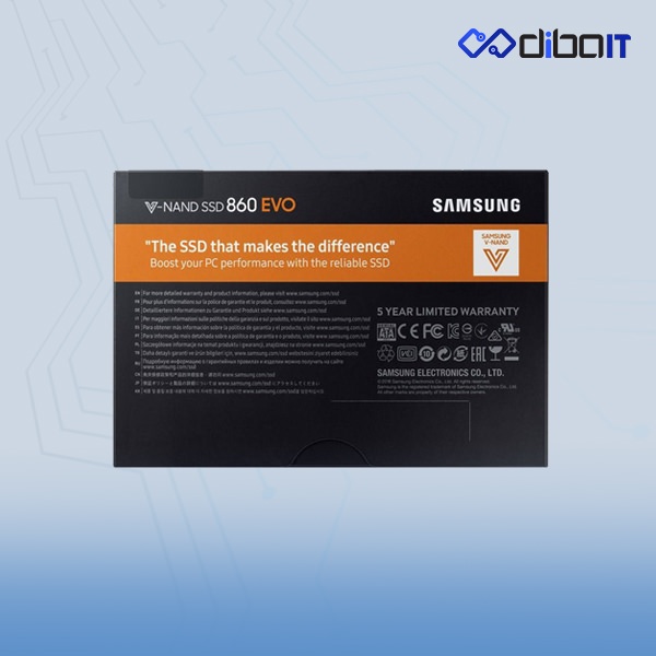 اس اس دی اینترنال سامسونگ مدل 860 Evo ظرفیت 4 ترابایت