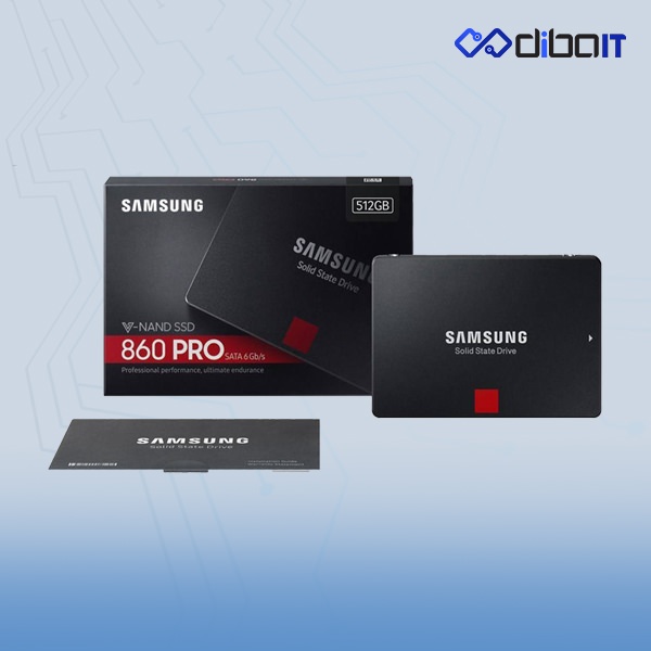 اس اس دی اینترنال سامسونگ مدل 860 pro ظرفیت 512 گیگابایت