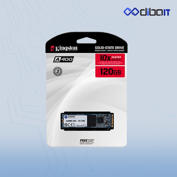 اس اس دی اینترنال کینگستون مدل A400 M.2 ظرفیت 120 گیگابایت