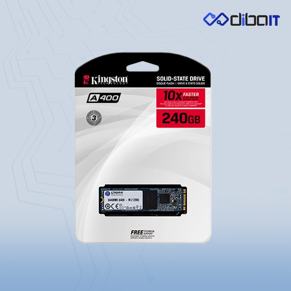 اس اس دی اینترنال کینگستون مدل A400 M.2 ظرفیت 240 گیگابایت
