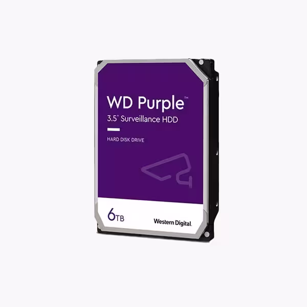 هارددیسک اینترنال وسترن دیجیتال مدل Purple ظرفیت 6 ترابایت