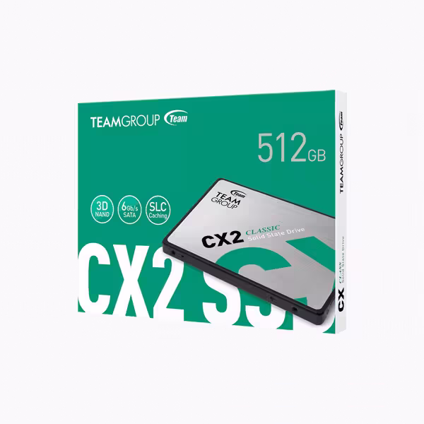 اس اس دی اینترنال تیم گروپ مدل CX2 ظرفیت 512 گیگابایت